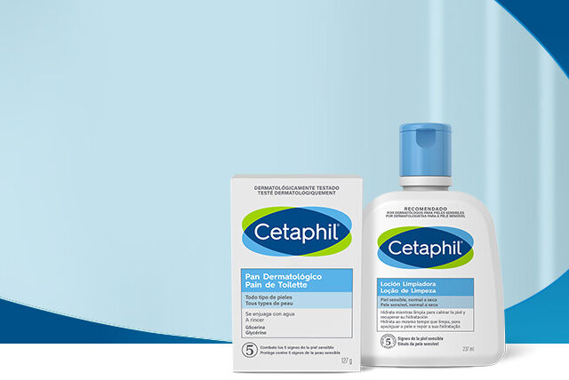 Produtos Cetaphil de limpeza corporal