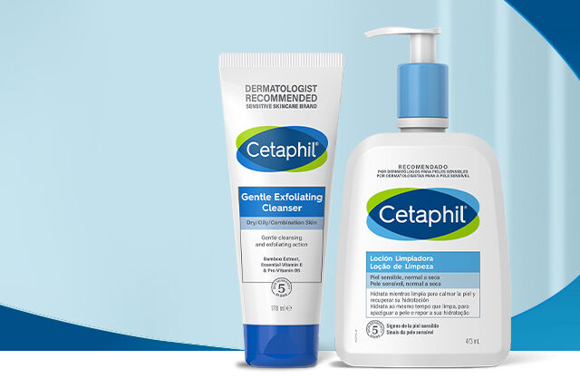 Limpeza facial com Cetaphil