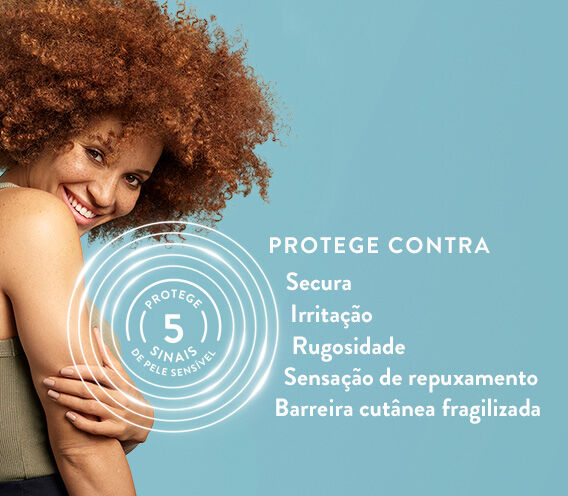 Protege contra 5 sinais de pele sensível