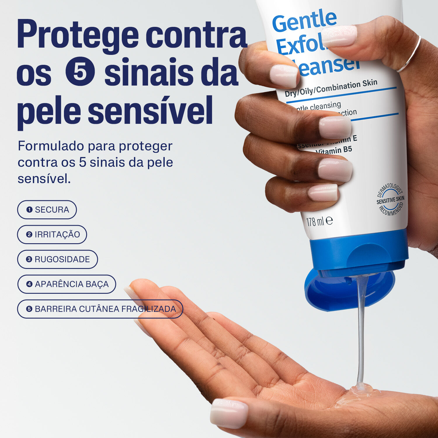 Exfoliante de Limpeza Suave